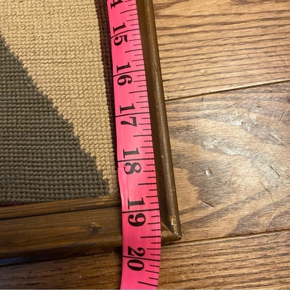 Vintage framed embroidered‎ wall art  work - Picture 10 of 15